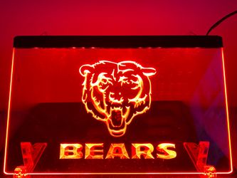 Chicago Bears LED Sign (8”x12”)