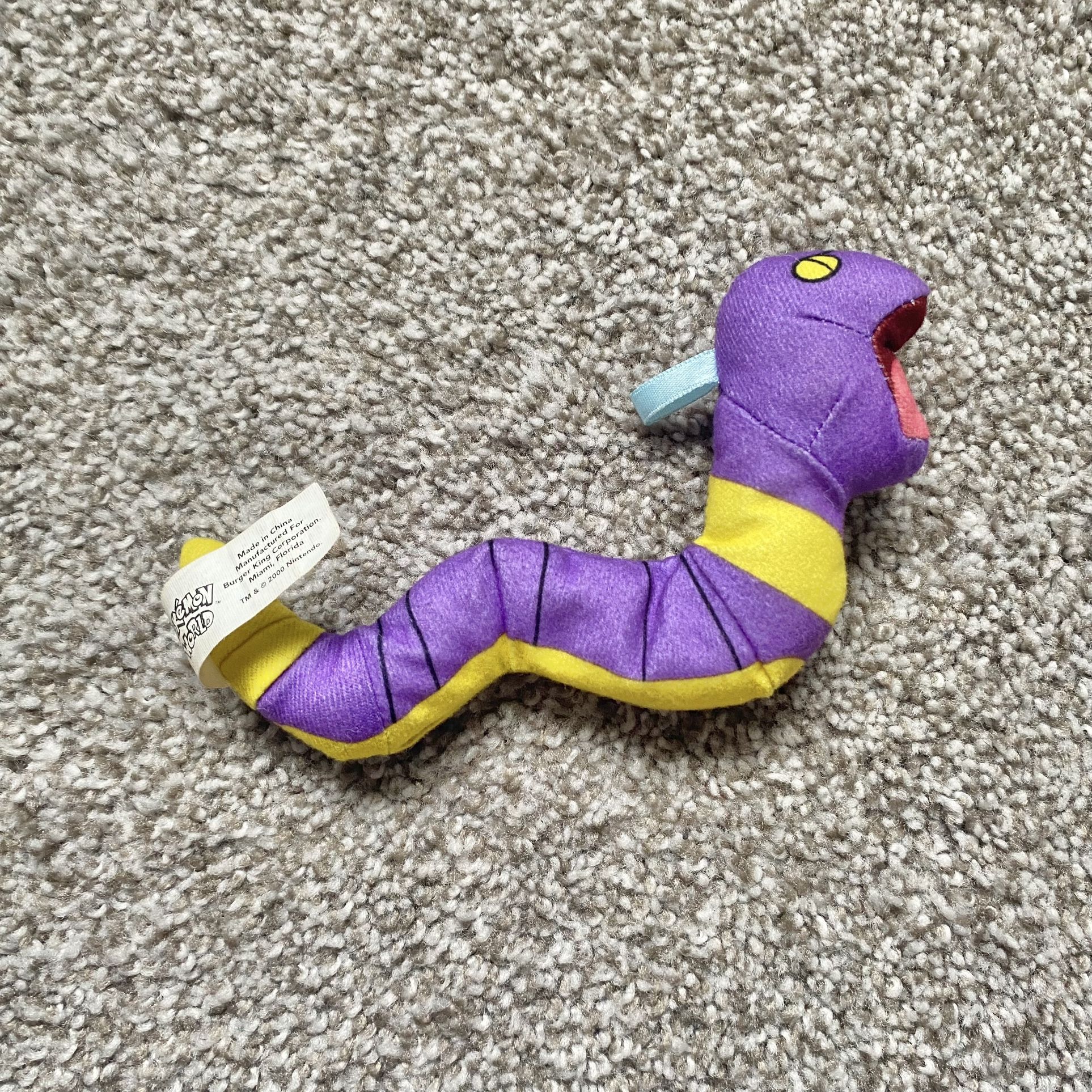Vintage Burger King Pokémon Plush Ekans