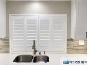 Basswood Plantation Shutters, Window Coverings, Shutters Installed, 909-681-7003