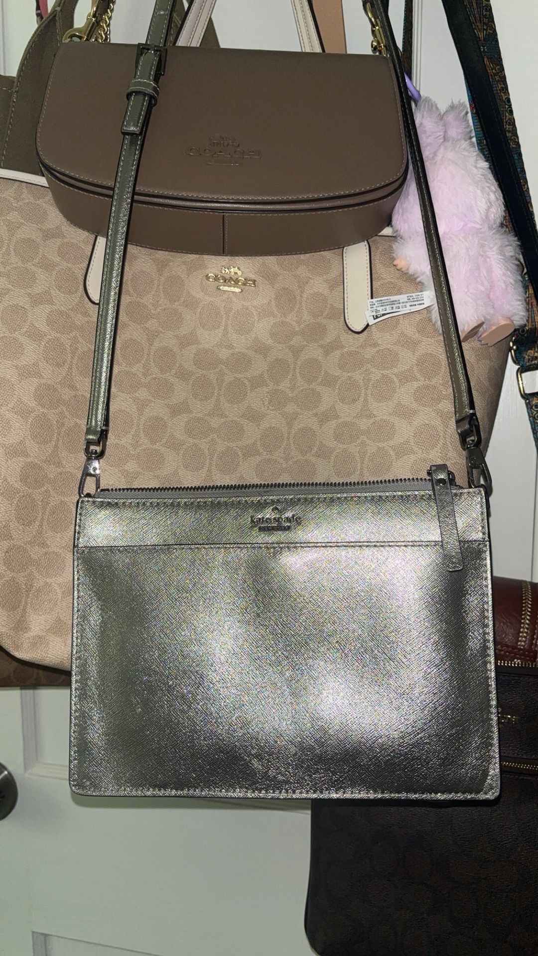 Kate Spade Gray Crossbody Bag