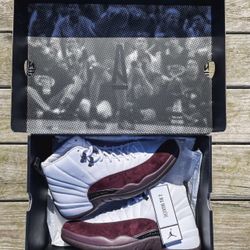 Nike Air Jordan 12 Retro SP A Ma Maniere White Sz 11M 12.5W Burgandy 