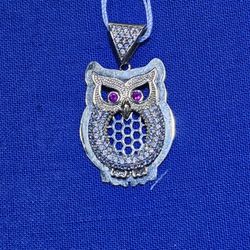 14kt YG Small Own Pendant With Clear Stones. (C-2) ASK FOR RYAN. #00(contact info removed)