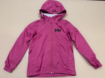 Helly Hansen Kids Urban Rain Jacket (Pink, Size 8Y)