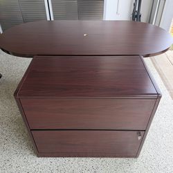 Office Desk & File Cabinet