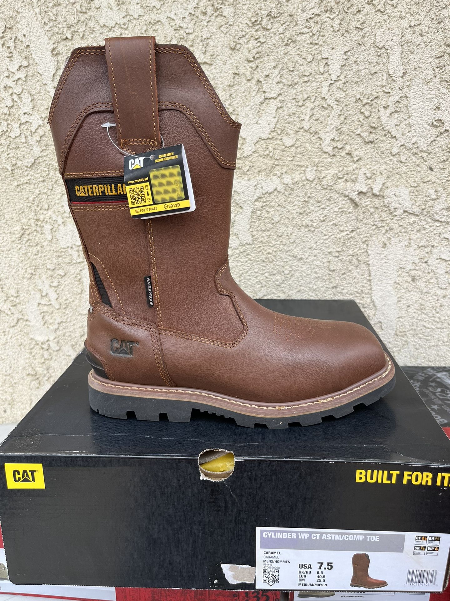 CATERPILLAR COMPOSITE TOE BOOTS SIZE 7 And 7.5