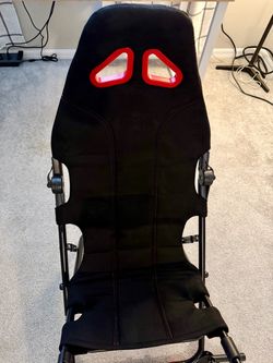 Folding Racing Simulator Cockpit & Seat – Adjustable – Great for Sim Racing