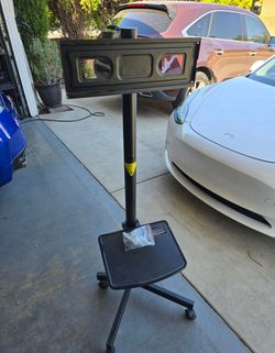 Mobile TV Floor Stand with Wheels 23-65 inch 88lbs