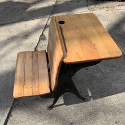 Antique School Desk