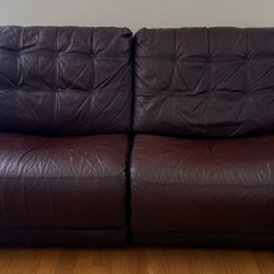 Leather Couch 