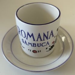 4 Sets - Expresso Cups and Saucers