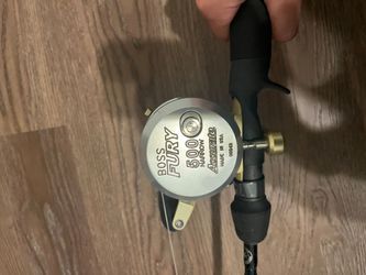 ACCURATE BOSS FURY 500N reel and slow pitch rod