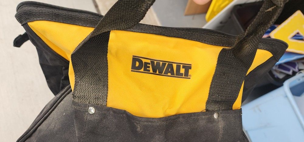 Large Dewalt Zippered Bag