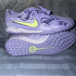 Nike United Tiempo Legend 10 Academy TF NU1 Purple Volt HF1591-500 Size 11.5