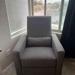 Upholstered Swivel Reclining Rocking Chair