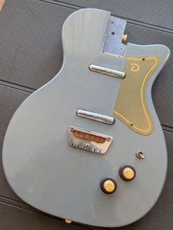 Late 90s Danelectro U2 Loaded Guitar Body – Original Lipsticks & Stacked Knobs