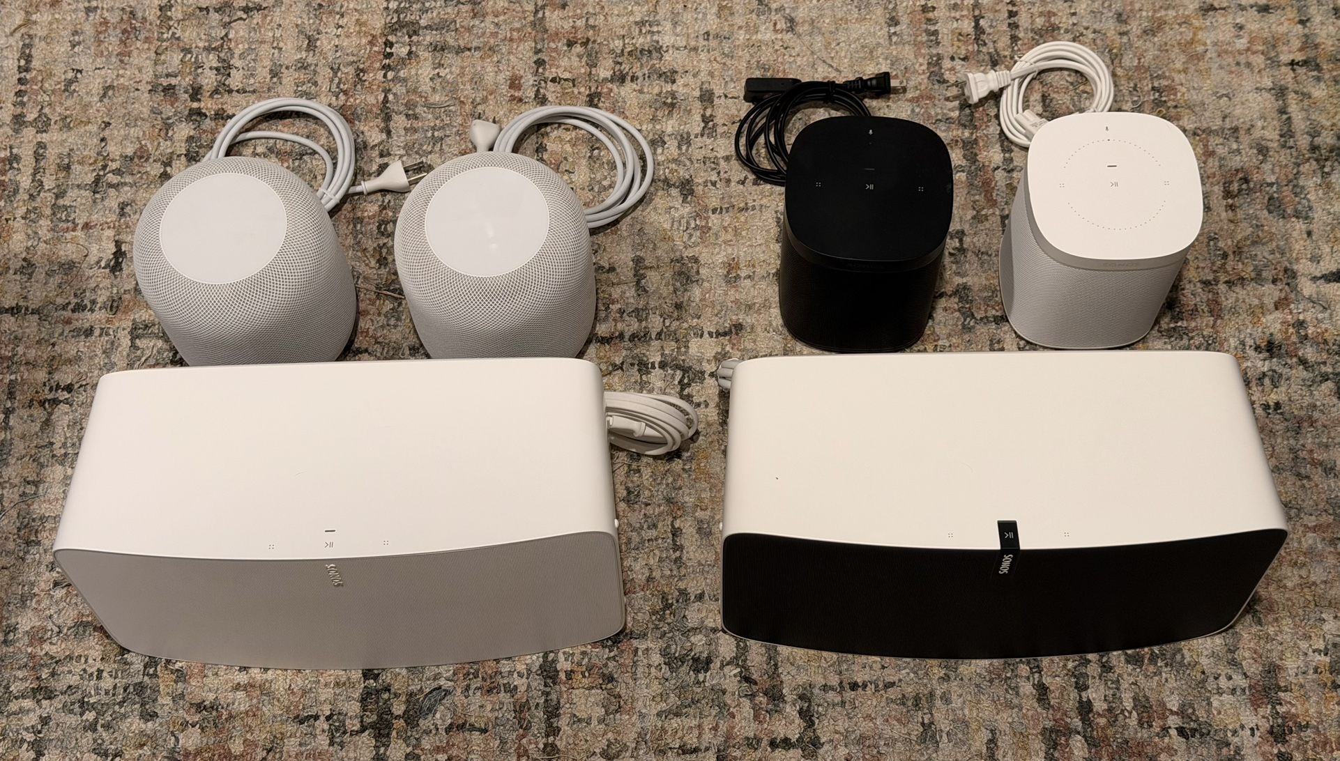 Smart Home Speakers Sonos And Apple HomePods