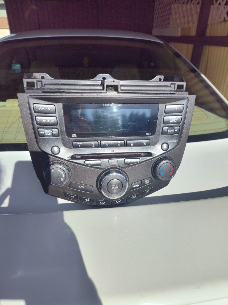 Stock Honda Accord Radio AM FM CD AC 7th Gen 03-07