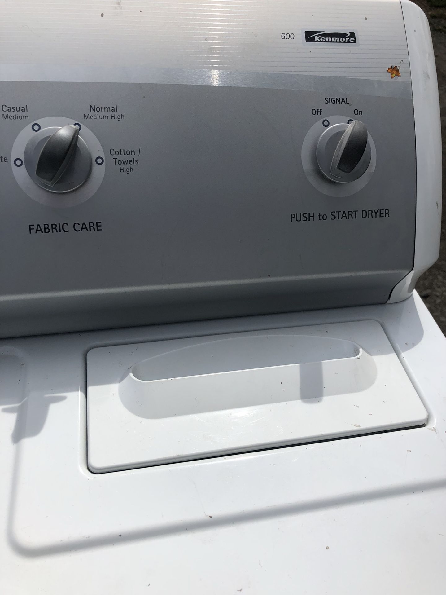 Kenmore gas dryer