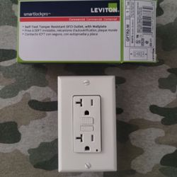 Leviton Commercial Self Test Tamper Resistant GFCI Outlet 