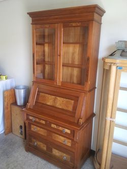 1880's Slant Front Desk Bookcase