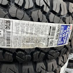 BFGOODRICH LT245/75R16 ALL TERRAIN T/A KO2 TIRES FOR SALE!!!!!!!