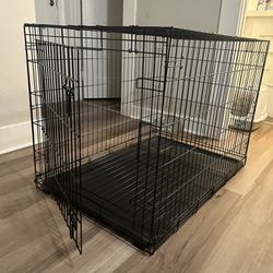 TOP PAW SINGLE DOOR FOLDING WIRE DOG CRATE 