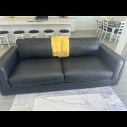 100% Leather Sofa 