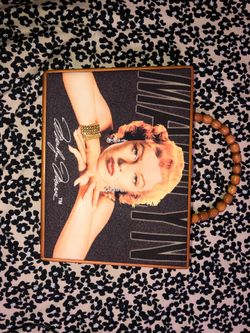 Vintage Marilyn Monroe wooden handbag
