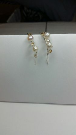 Handmade Wire Art Sterling Silver Earrings