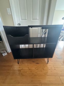 Vinyl Record Player Shelf w/ LED