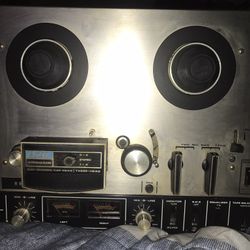 Big And small Reel To Reel Stereo Decks