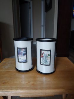 Set Of Candle Holders That Iluminate Picture
