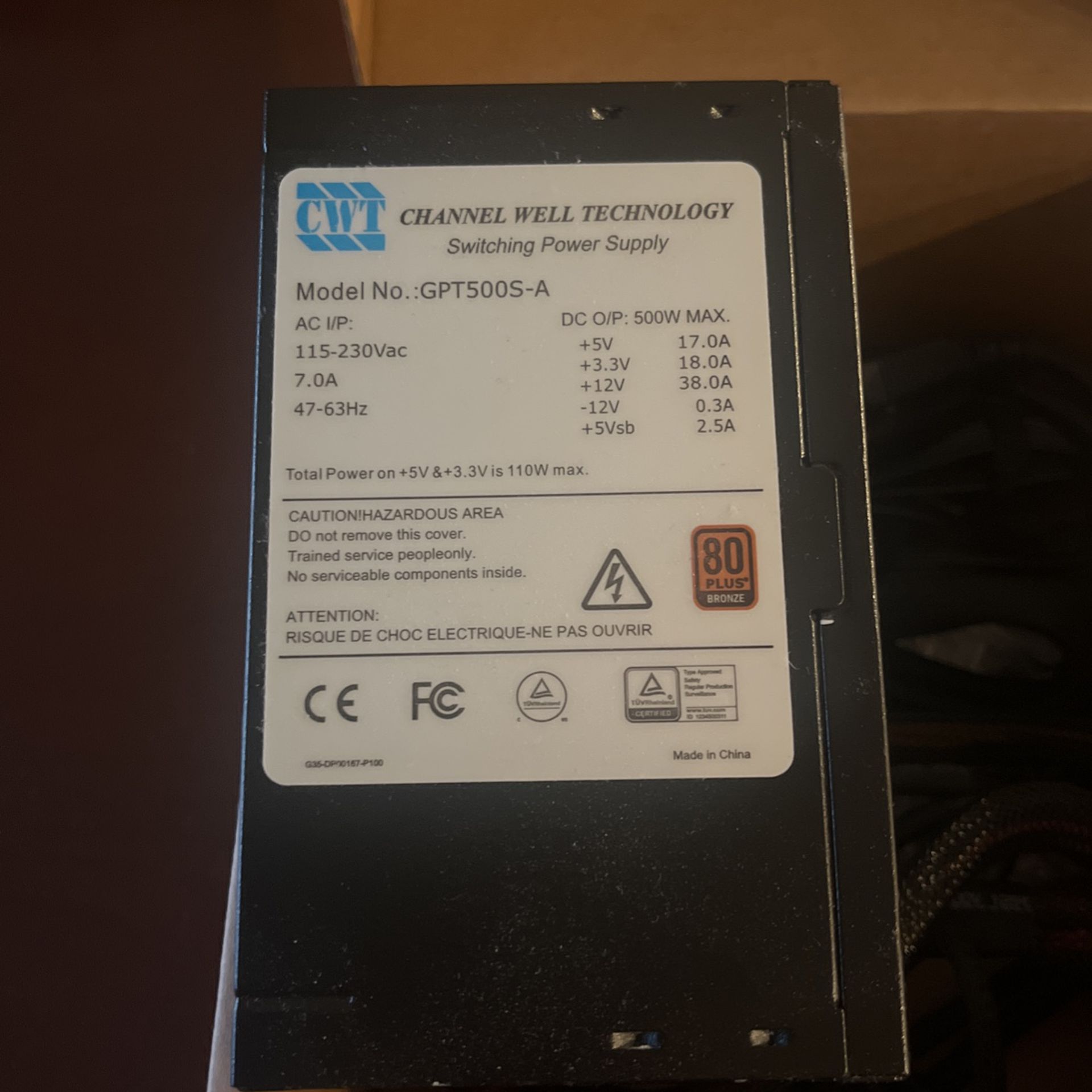 500w Power Supply For Pc
