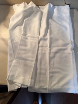 White Curtain Panels Set