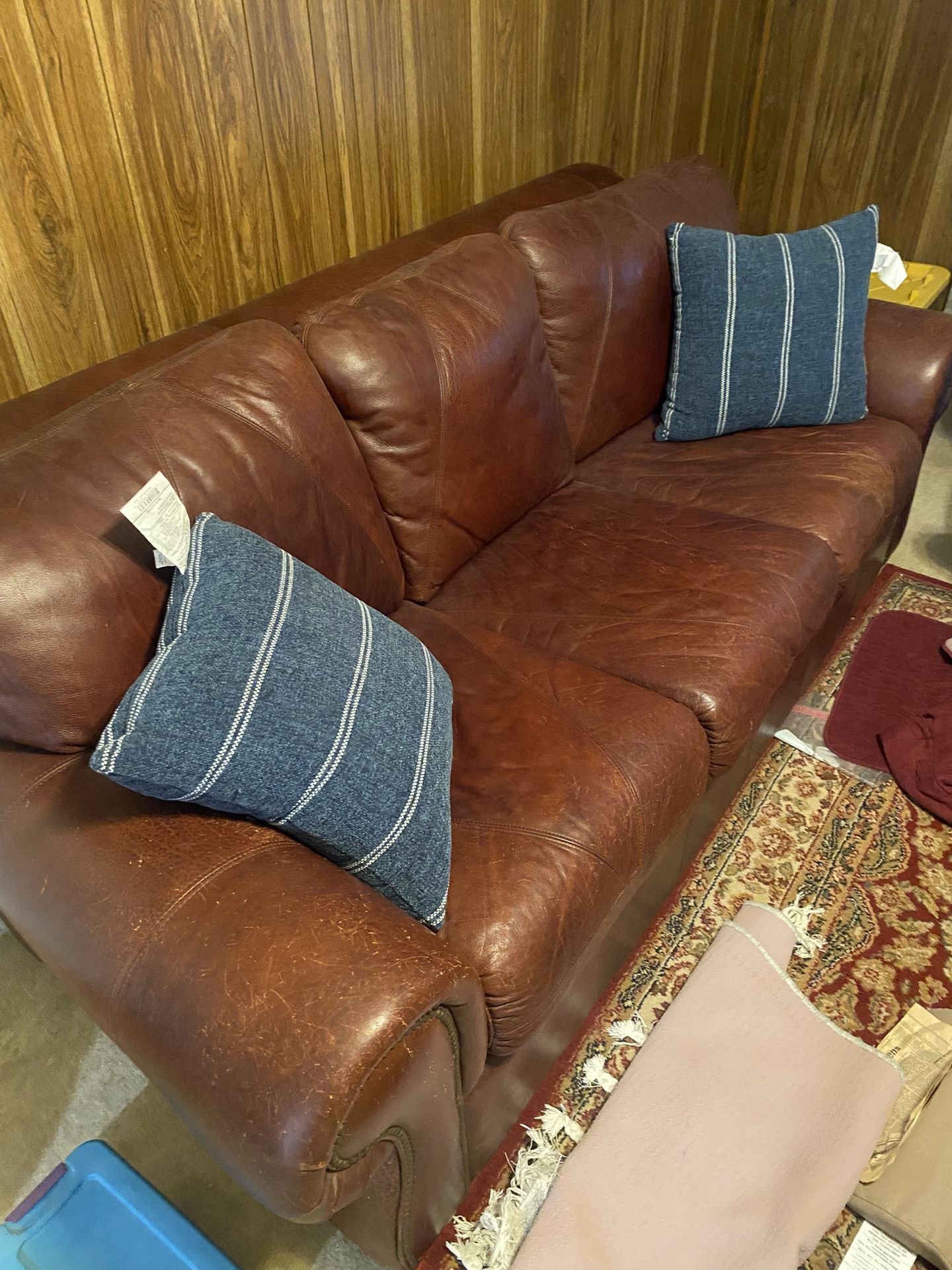 Leather Sofa 