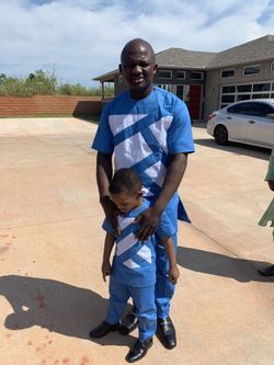 Daddy and son matching outfit