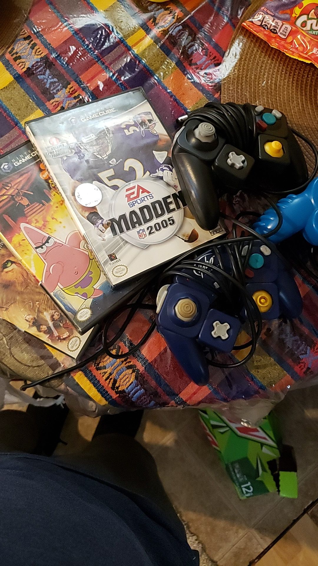 Gamecube games and controllers