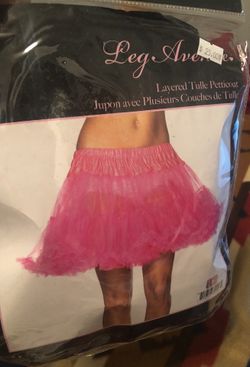 Layered tulle petticoat