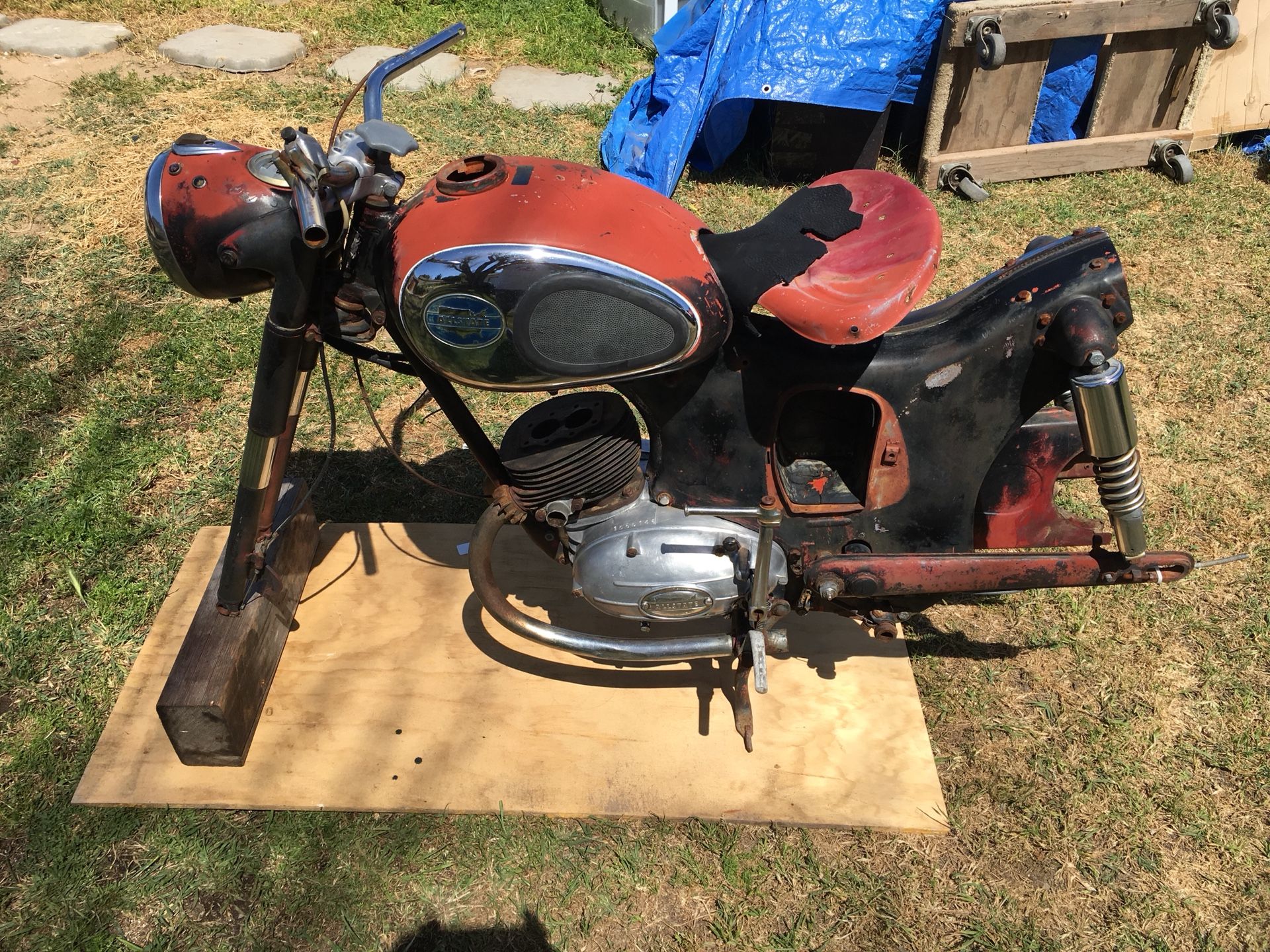 1958 sears Allstate DE luxe 175 cc motorcycle