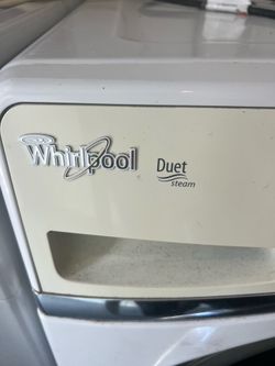 Whirlpool Duet steam washer machine