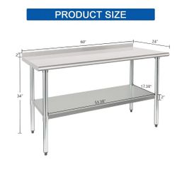 Commercial Stainless Steel Prep Table!