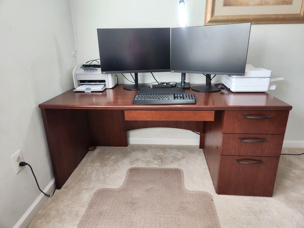 Office Desk - Brown
