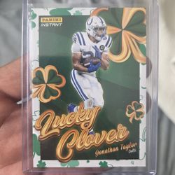 Jonathan Taylor lucky clover shamrock ssp