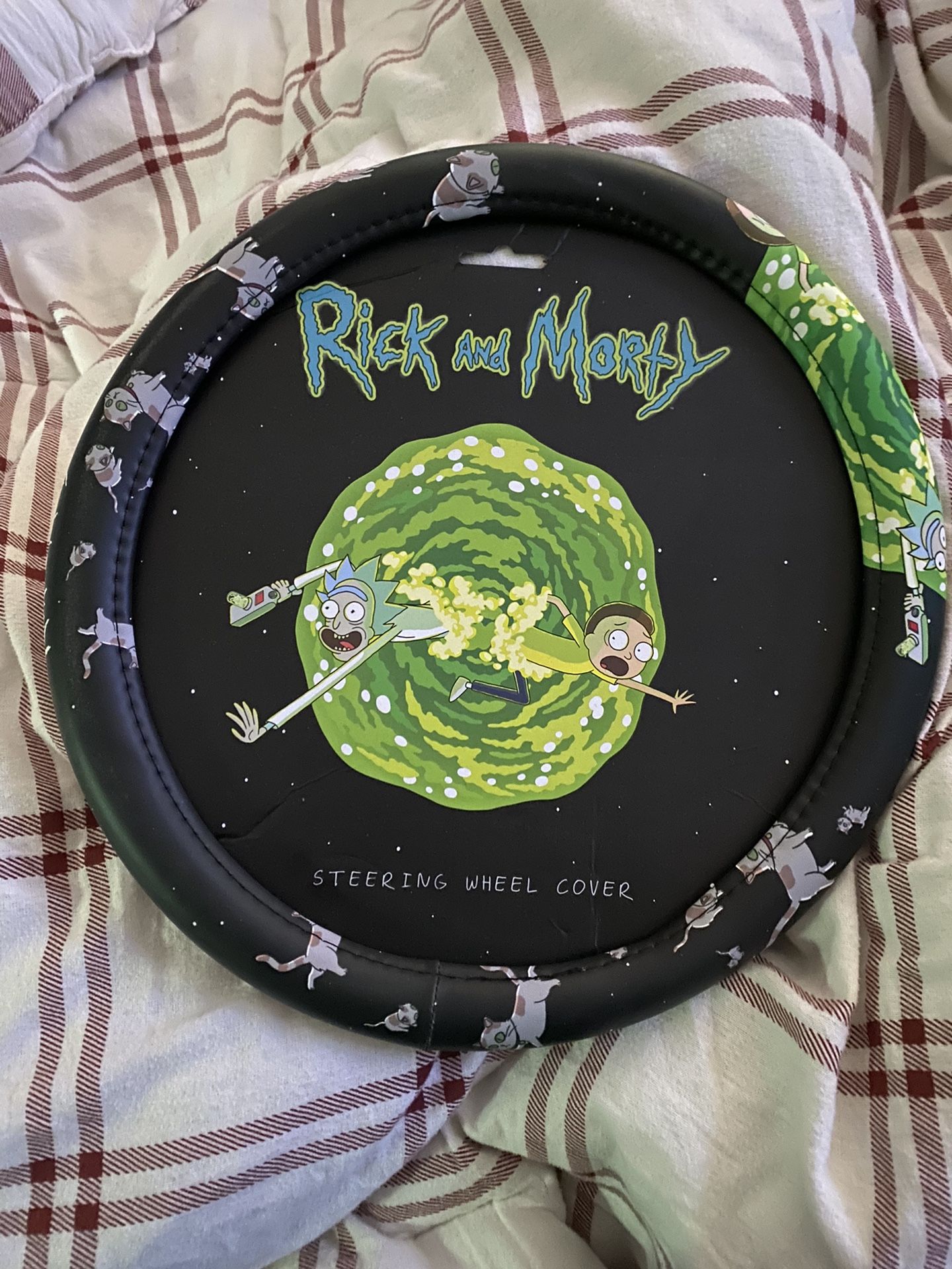 Brand new Rick and Morty steering wheel cover