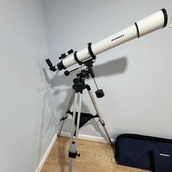 Orion 9024 AstroView 90mm Equatorial Refractor Telescope 
