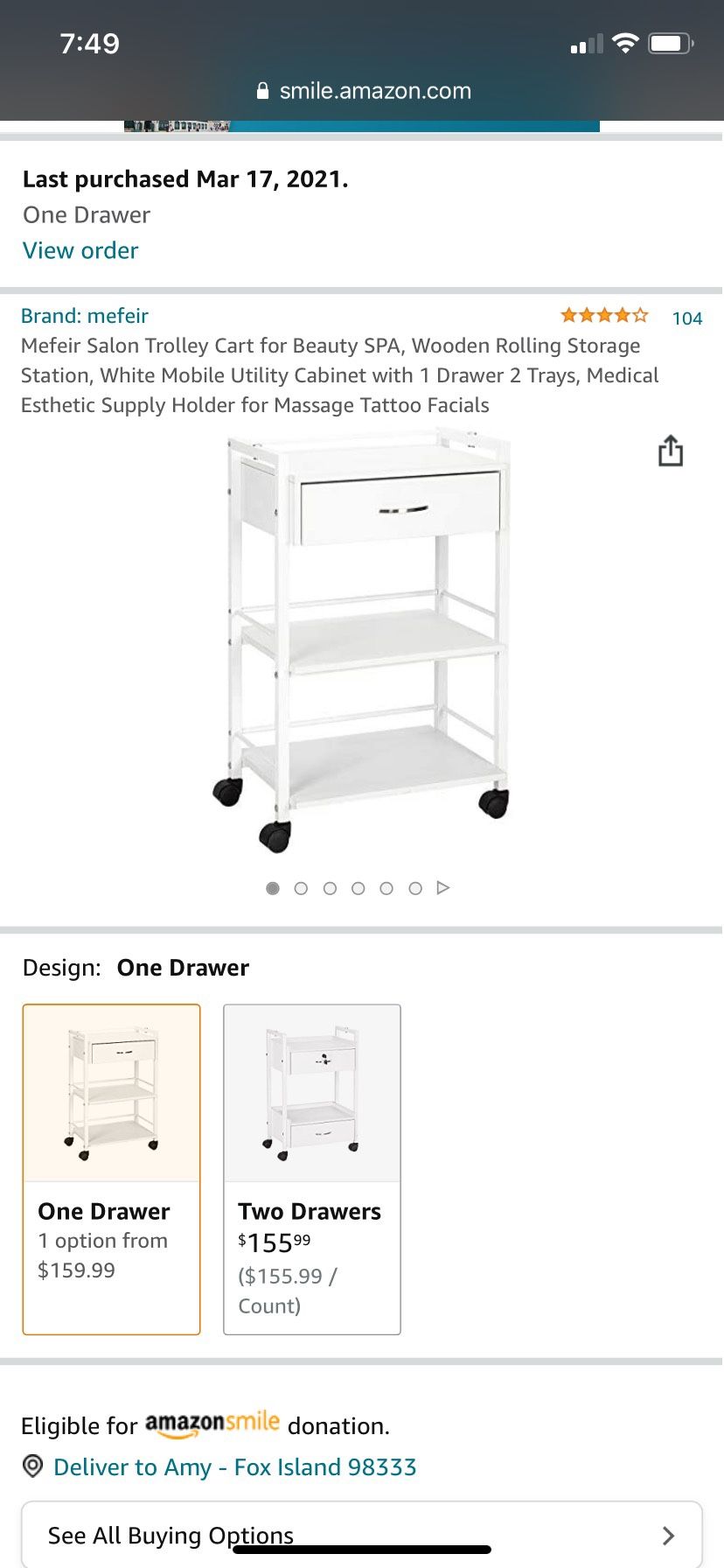 Side Cart/Trolley Cart