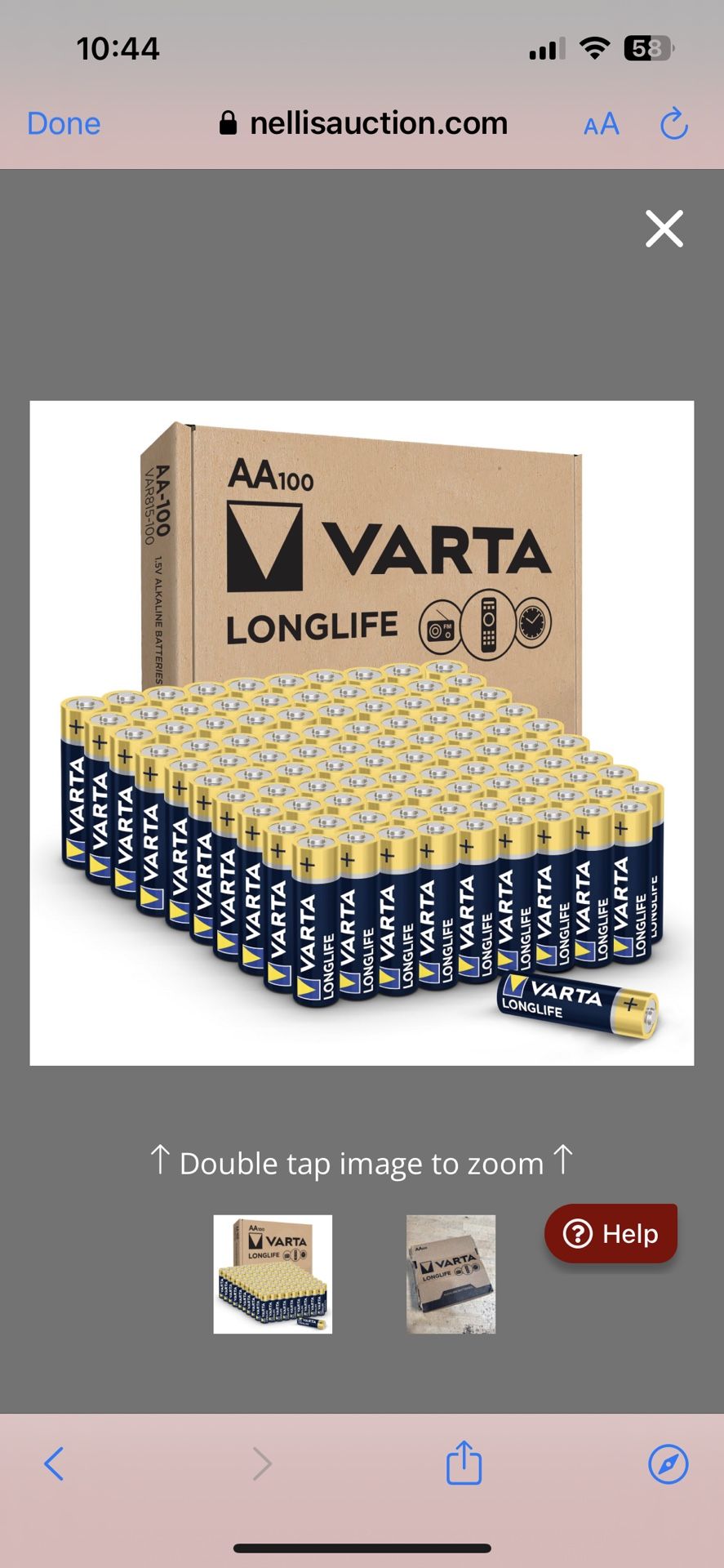 VARTA Longlife AA Batteries (100 Pack), Alkaline Triple A Battery
