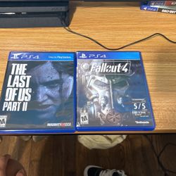 The Last Of Us Part 2 And Fallout 4 40 Bucks Almost Perfect Condition