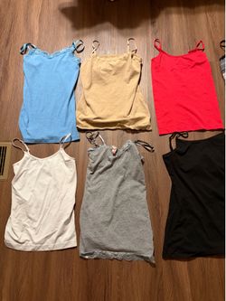 Nine ladies size S camisoles