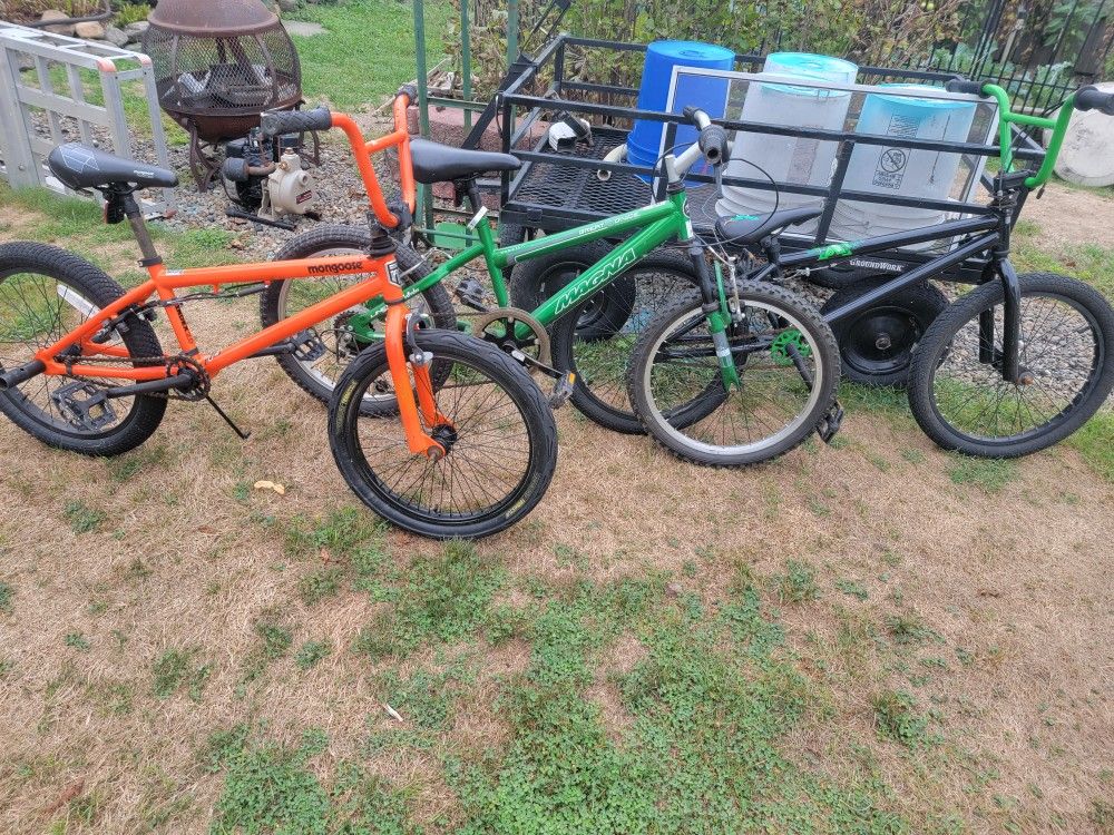 Bmx 20" Bikes (3) Total